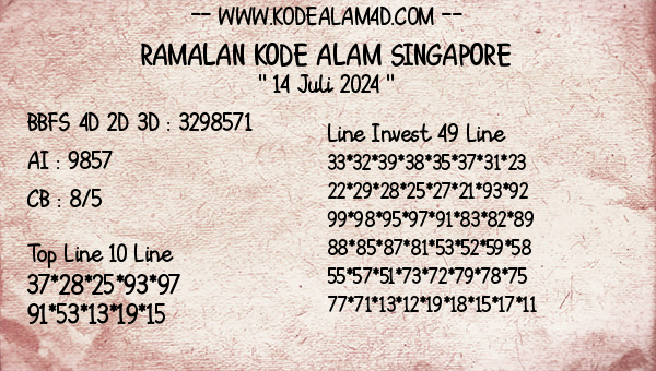 Prediksi Singapore